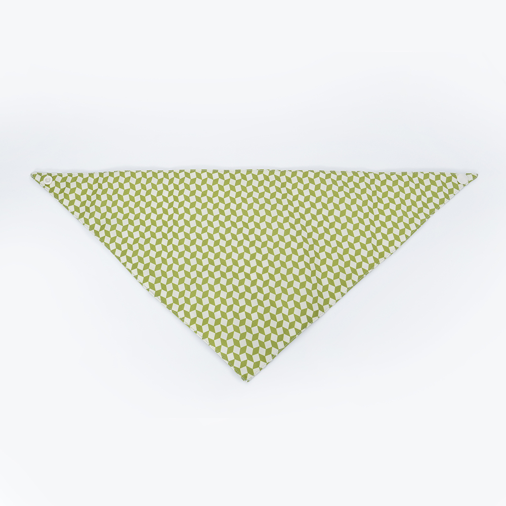 Dog Scarves Green-PPZEN