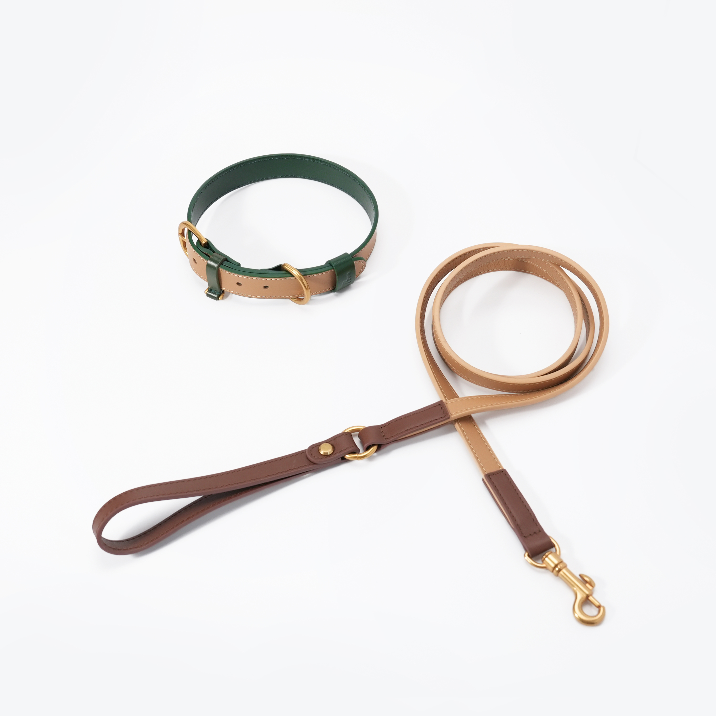 Fall in NY Central Park Dog Lead Set Opricot-PPZEN