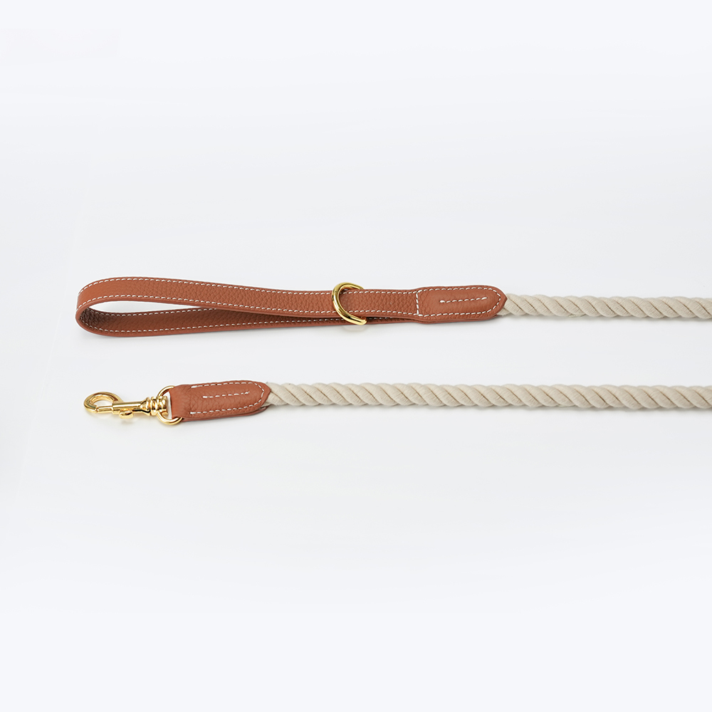 Party Gentelmen Dog Leash Brown
