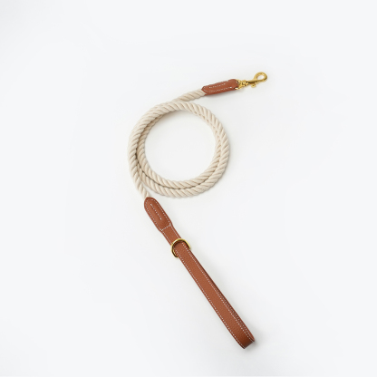 Party Gentelmen Dog Leash Brown