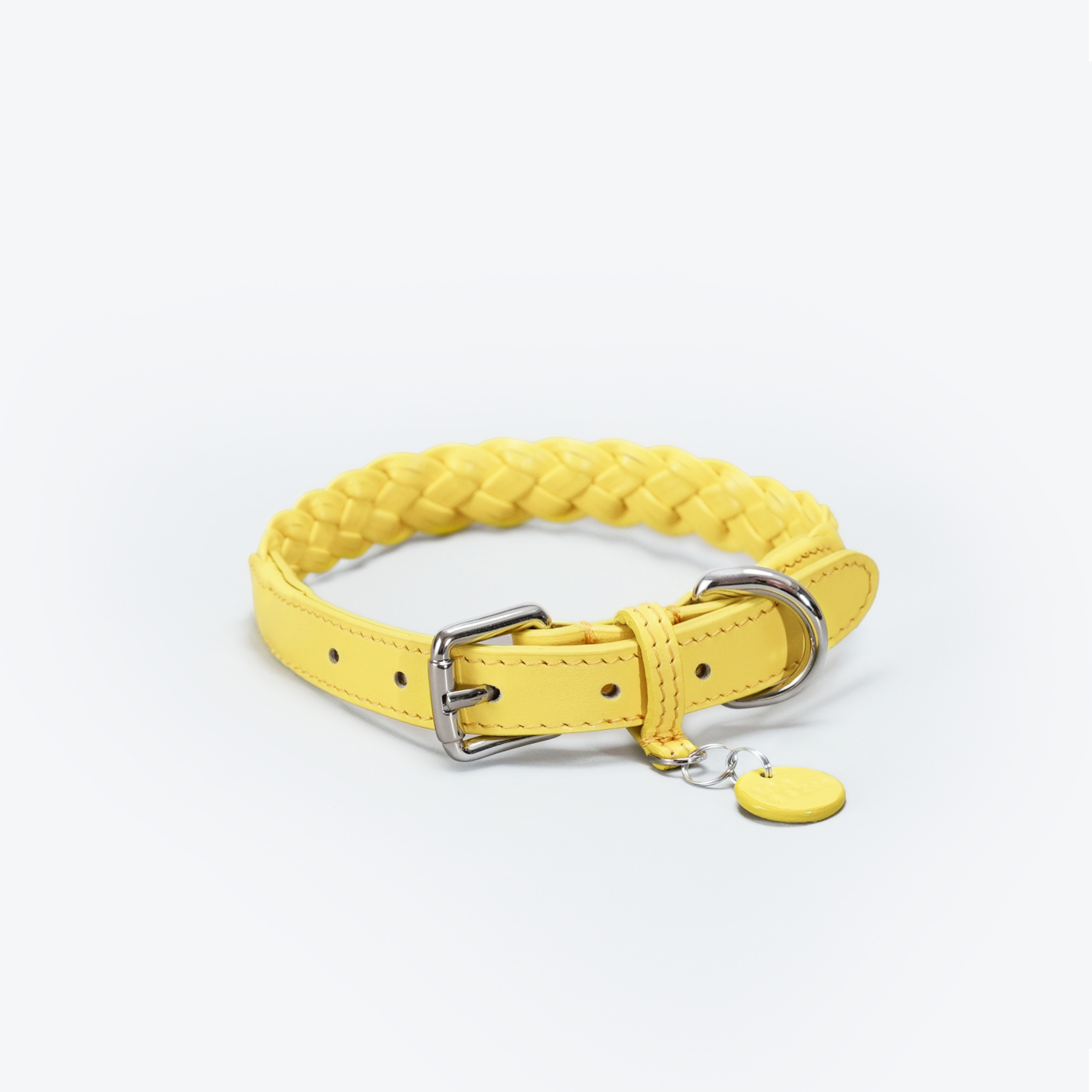 Keukenhof Spring Tulip Dog Collar Yellow-PPZEN
