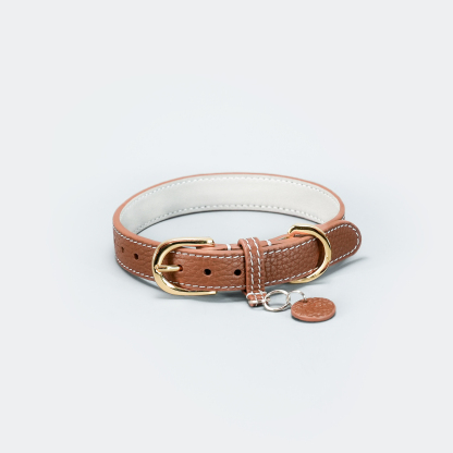 Party Gentelmen Dog Collar Brown-PPZEN