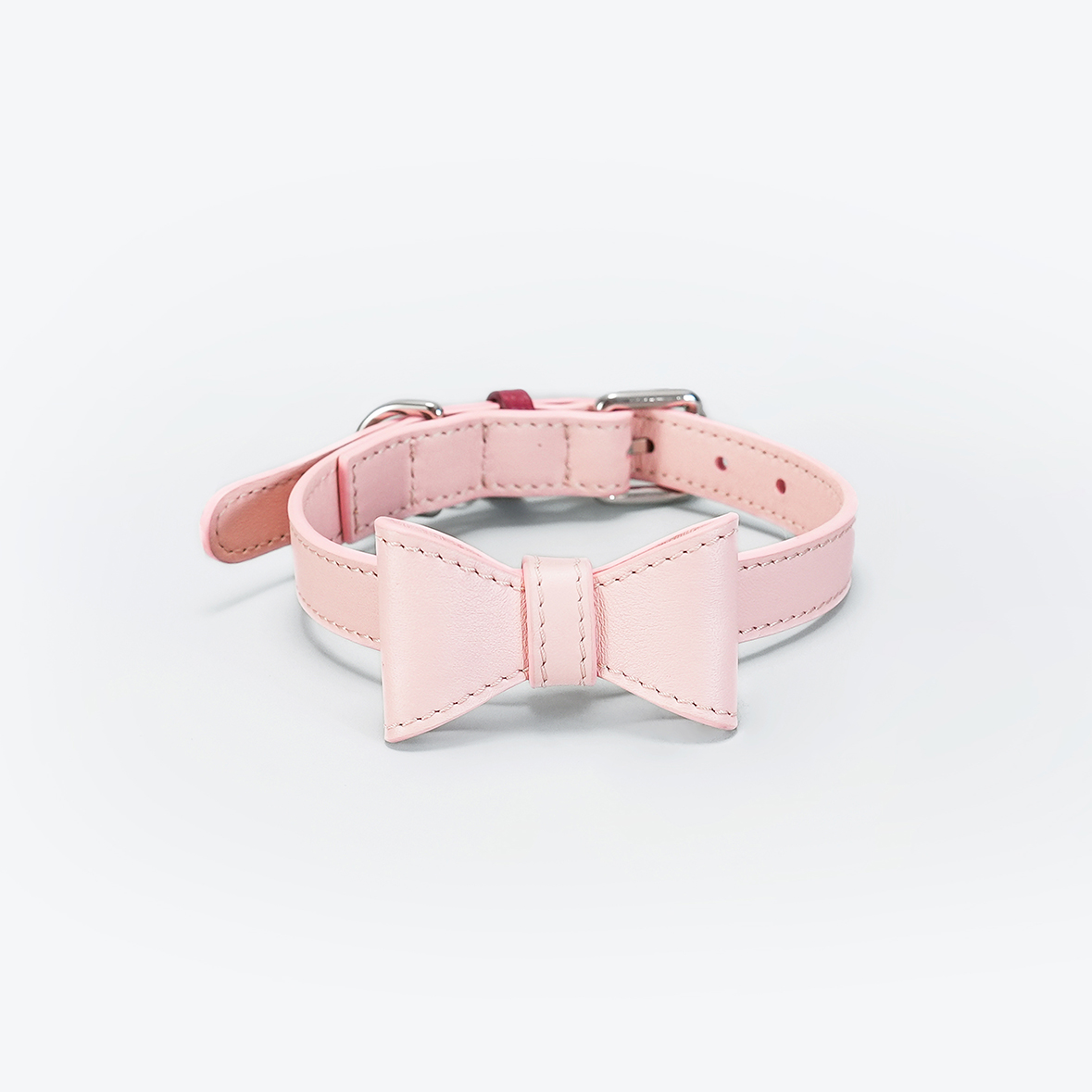 Wedding Premium Dog Collar Pink-PPZEN
