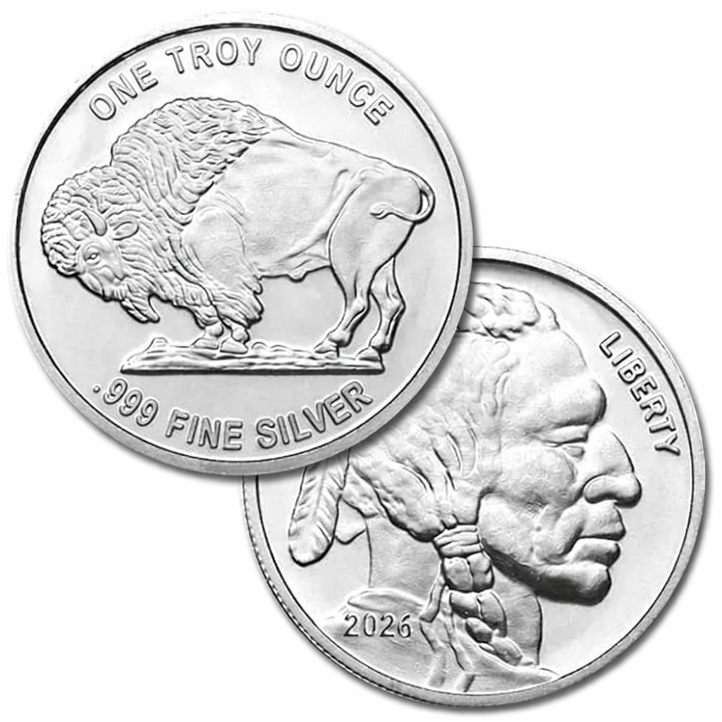 2026  Buffalo  Silver Round | Silvertowne Mint