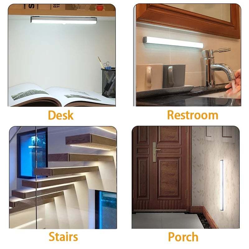 🔥HOT SALE 50% OFF💡Punch-free Smart Sensor Magnetic Rechargeable LED Lights