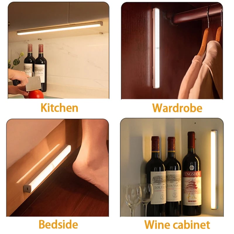 🔥HOT SALE 50% OFF💡Punch-free Smart Sensor Magnetic Rechargeable LED Lights
