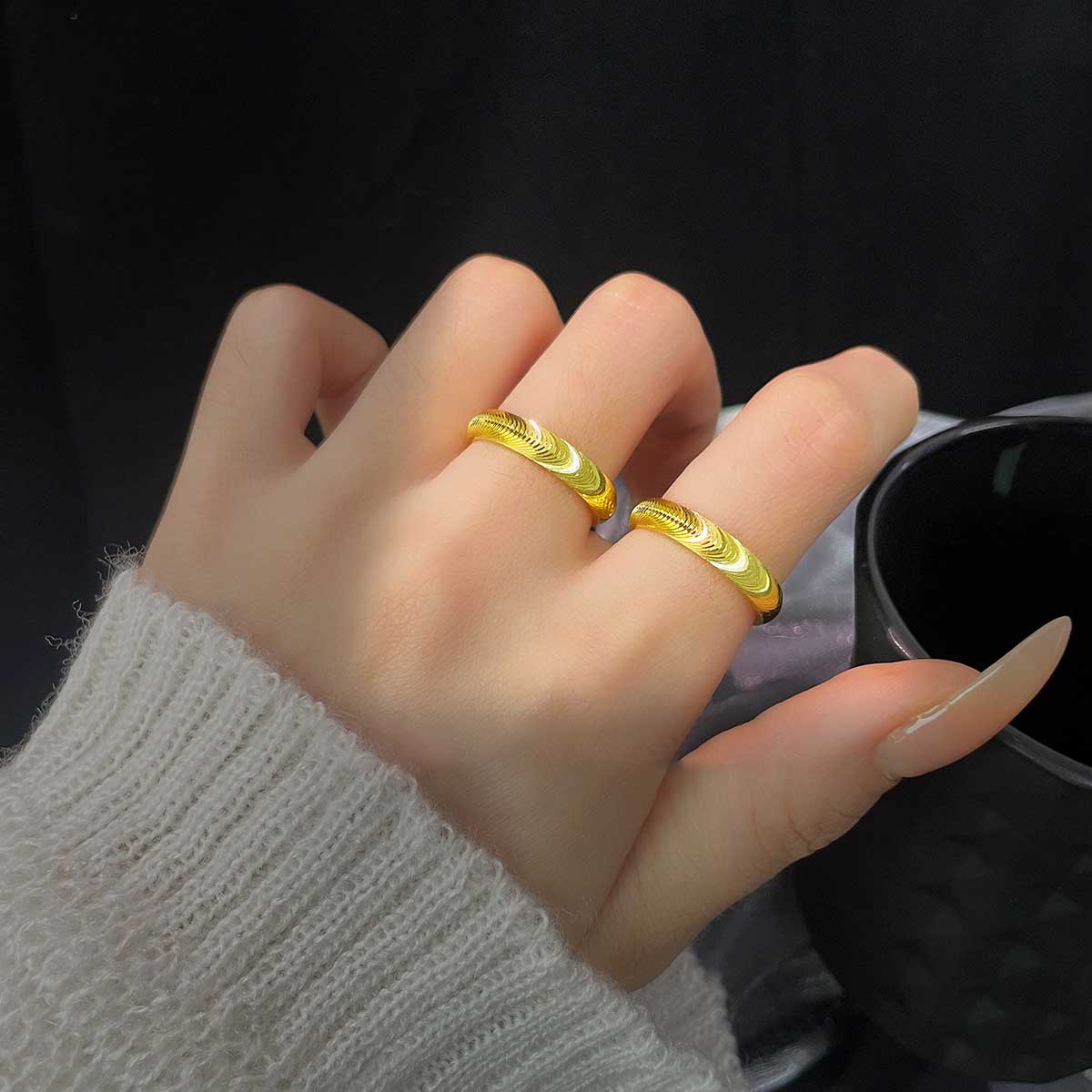 （🔥LAST DAY SALE-80% OFF)💖Lymphatic magnetic therapy cats eye ring