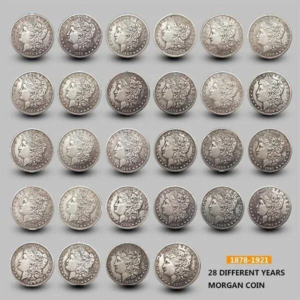 The Complete Collection of Morgan Silver Dollars 1878-1902