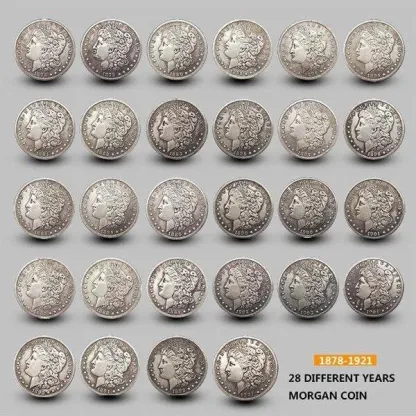 The Complete Collection of Morgan Silver Dollars 1878-1902