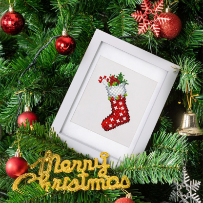 Frameless, mini diamond painting, Christmas creative mini diamond painting on the entrance flower house desktop, creative simple pattern diamond painting, 12 pcs, 5.9 X7 inches.