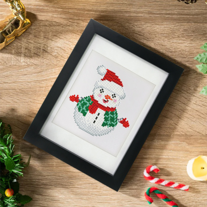 Frameless, mini diamond painting, Christmas creative mini diamond painting on the entrance flower house desktop, creative simple pattern diamond painting, 12 pcs, 5.9 X7 inches.