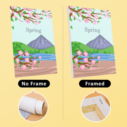 4 pieces, Mountain Peak Mini Digital Painting Set, 15x20cm/5.9x7.8 inches, handmade, suitable for family leisure, is the perfect gift for family and friends.