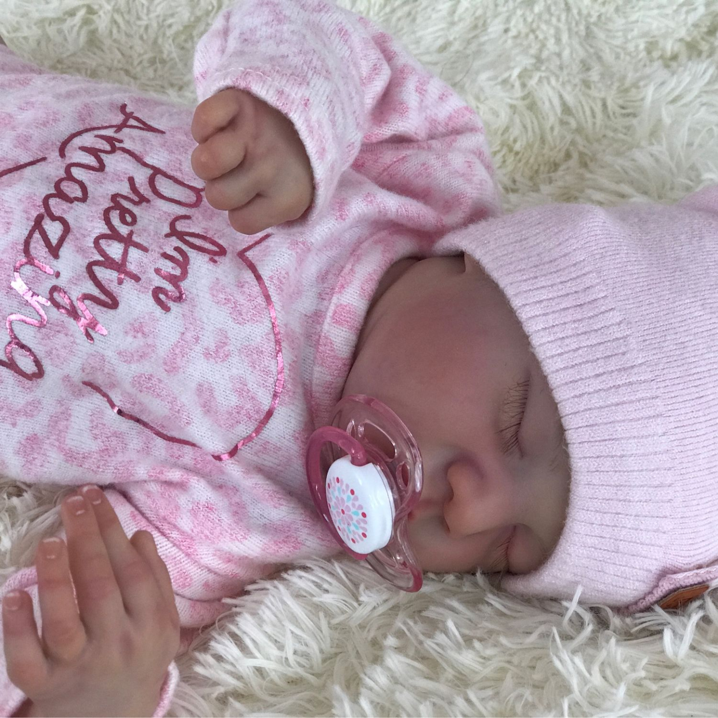 12"&16" Sleeping Baby Lesley Full Body Silicone Extremely Flexible Girl Doll