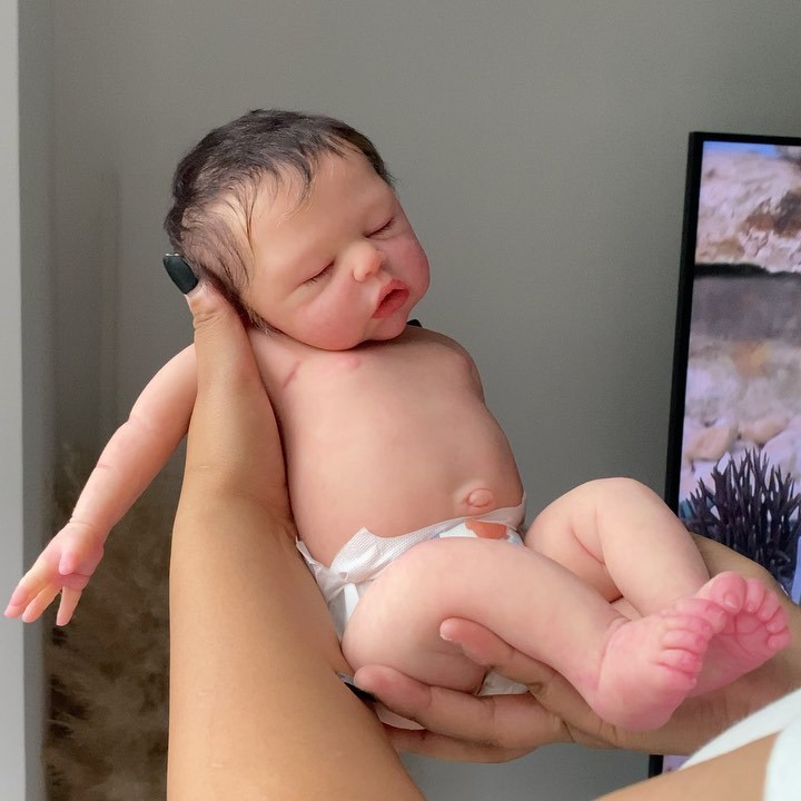 12"&16" Extremely Flexible Full Silicone Realistic Baby,Soft Newborn B