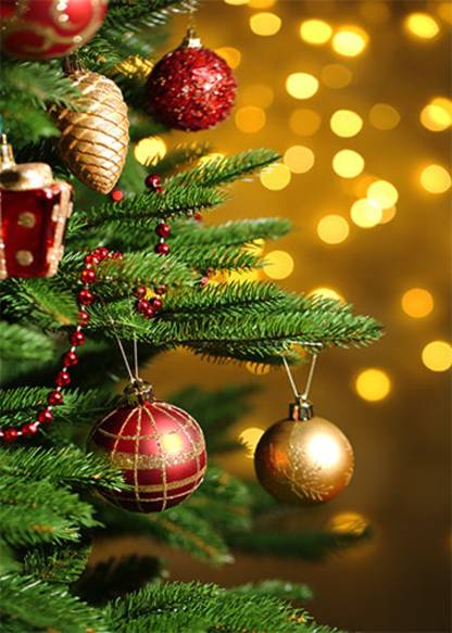Decorated Tree Door Cover - Christmas Door Covers - Outdoor Christmas Decorations - Front Door Decor - Door Cover - Holiday Door Covers