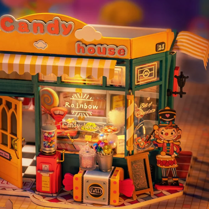 Rolife DIY Miniature House - Rainbow Candy House DG158
