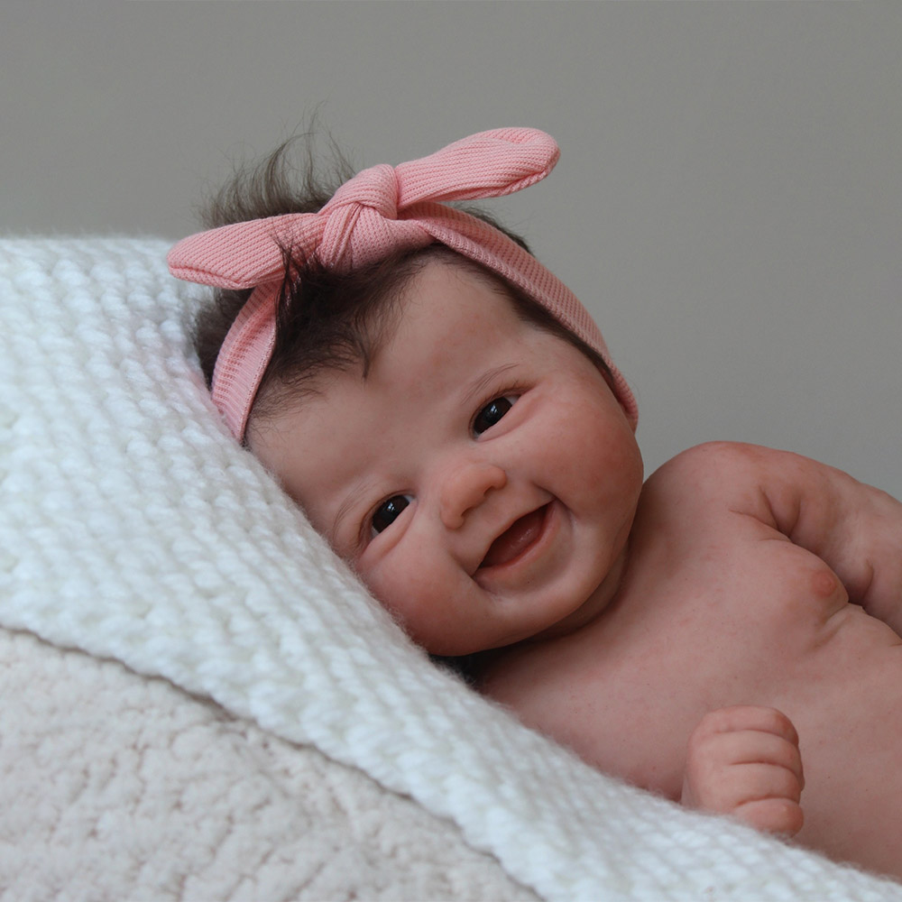 12"&16" 100% Soft Flexible Silicone Reborn Baby Doll Girl Lamatu with 