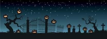 Holiday Halloween night sky background Door