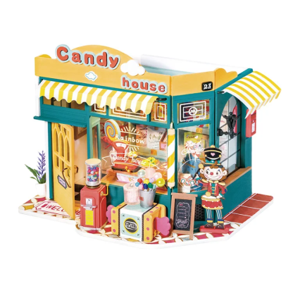 Rolife DIY Miniature House - Rainbow Candy House DG158
