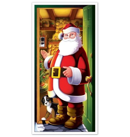 Santa Door Mural (Set of 4)