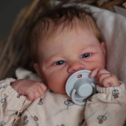 12" Full Body Silicone Bendable Reborn Doll Boy Glen, Each Baby Doll i