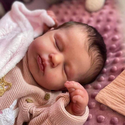 12"&16" Fully Squishy Baby Girl Lesley, Lifelike & Realistic Handmade 