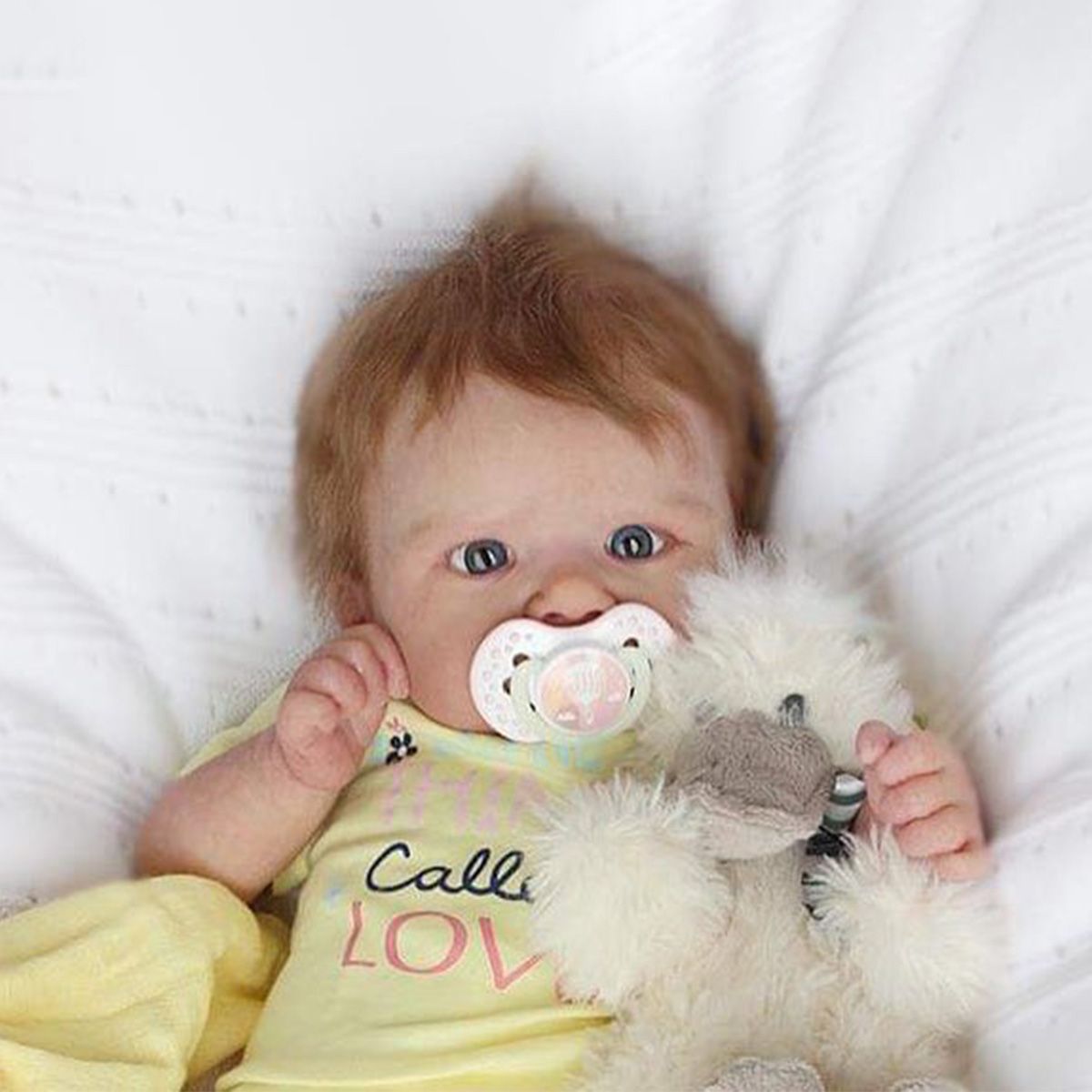 [Pre-order]12" & 16" & 20" Full Platinum Silicone Flexible Reborn Baby