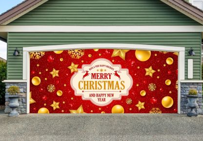 Merry Christmas Garage Door NEW
