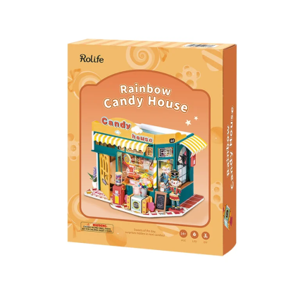 Rolife DIY Miniature House - Rainbow Candy House DG158