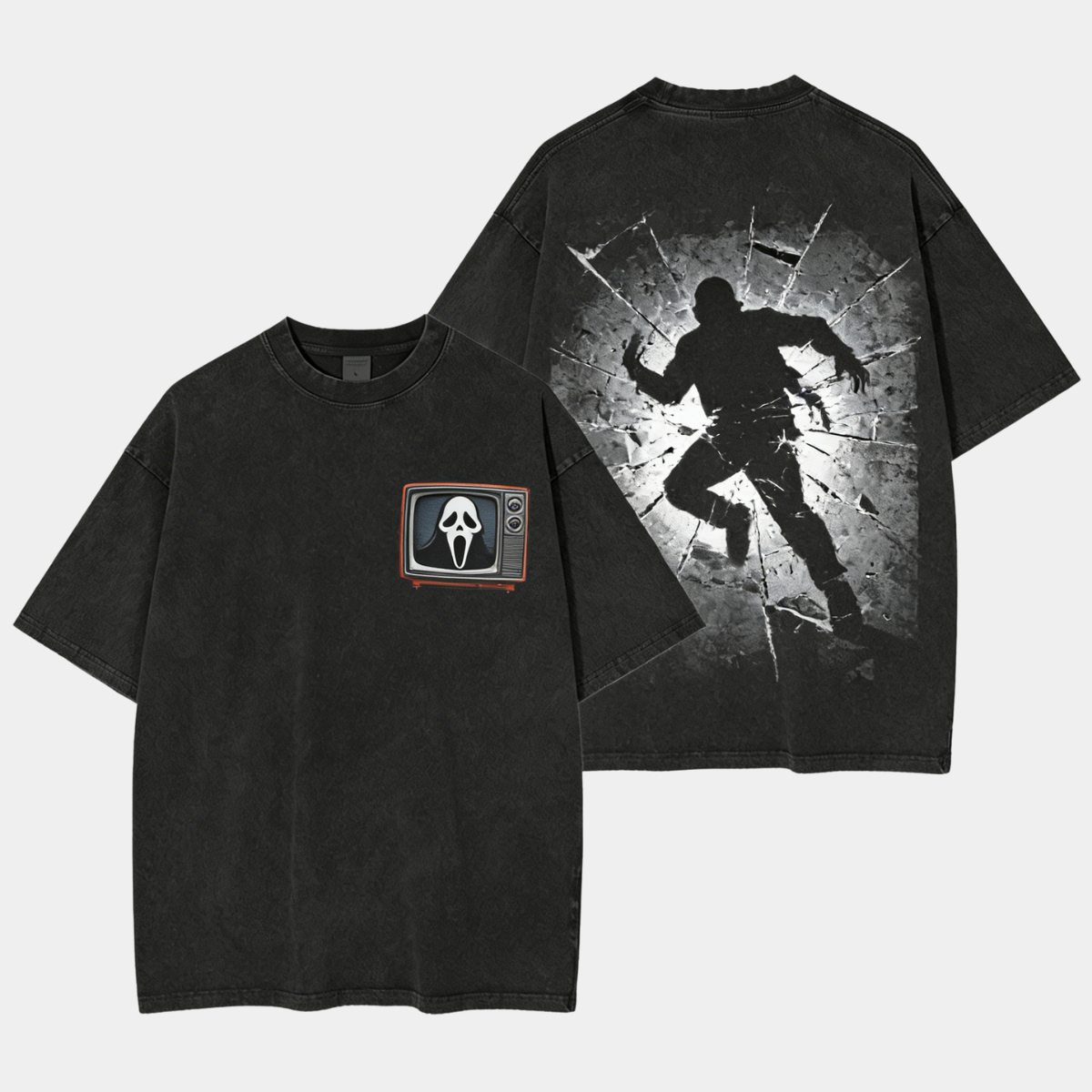 Jeff Hardy Enigma Vintage Wrestling Unisex Washed T-Shirt