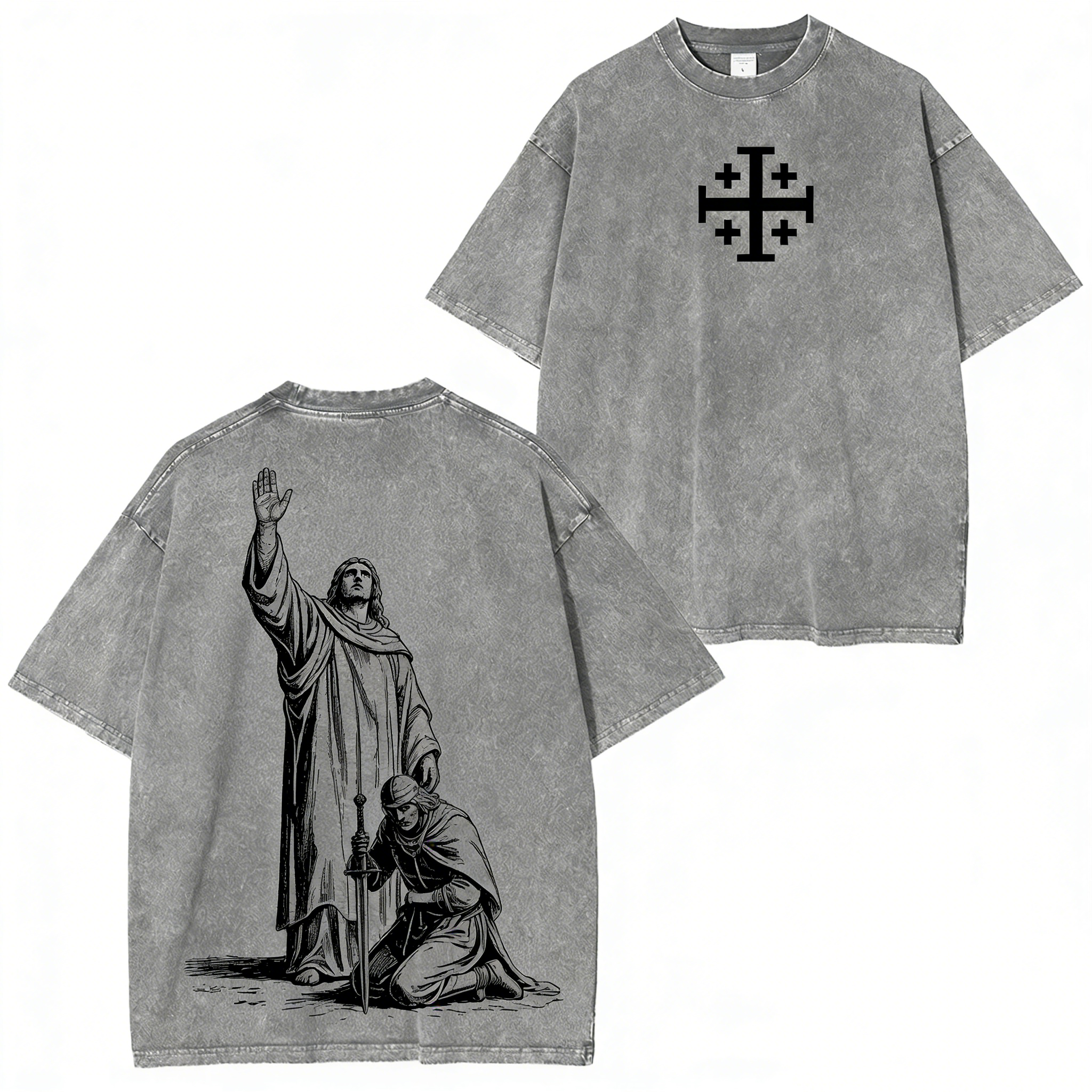 Baldwin IV Leper King  Washed T-shirt/Crewneck/Hoodie