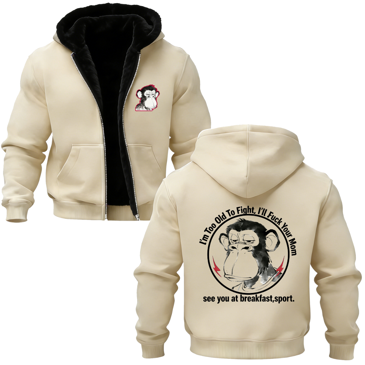 I'm Too Old To Fight I'll Just Fuck Your Mom See You Retro T-Shirt/Hoodie