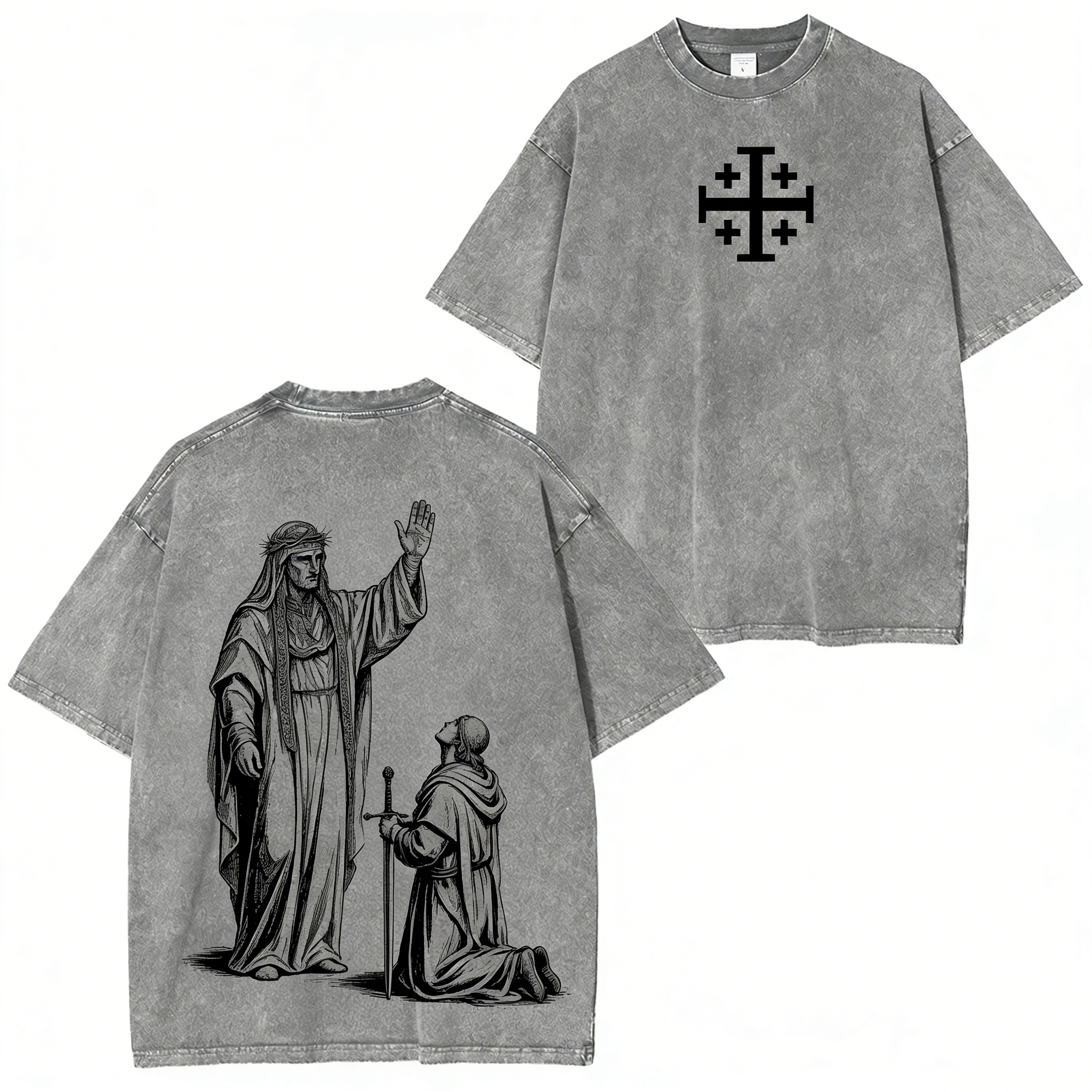 Baldwin IV Leper King  Washed T-shirt/Crewneck/Hoodie