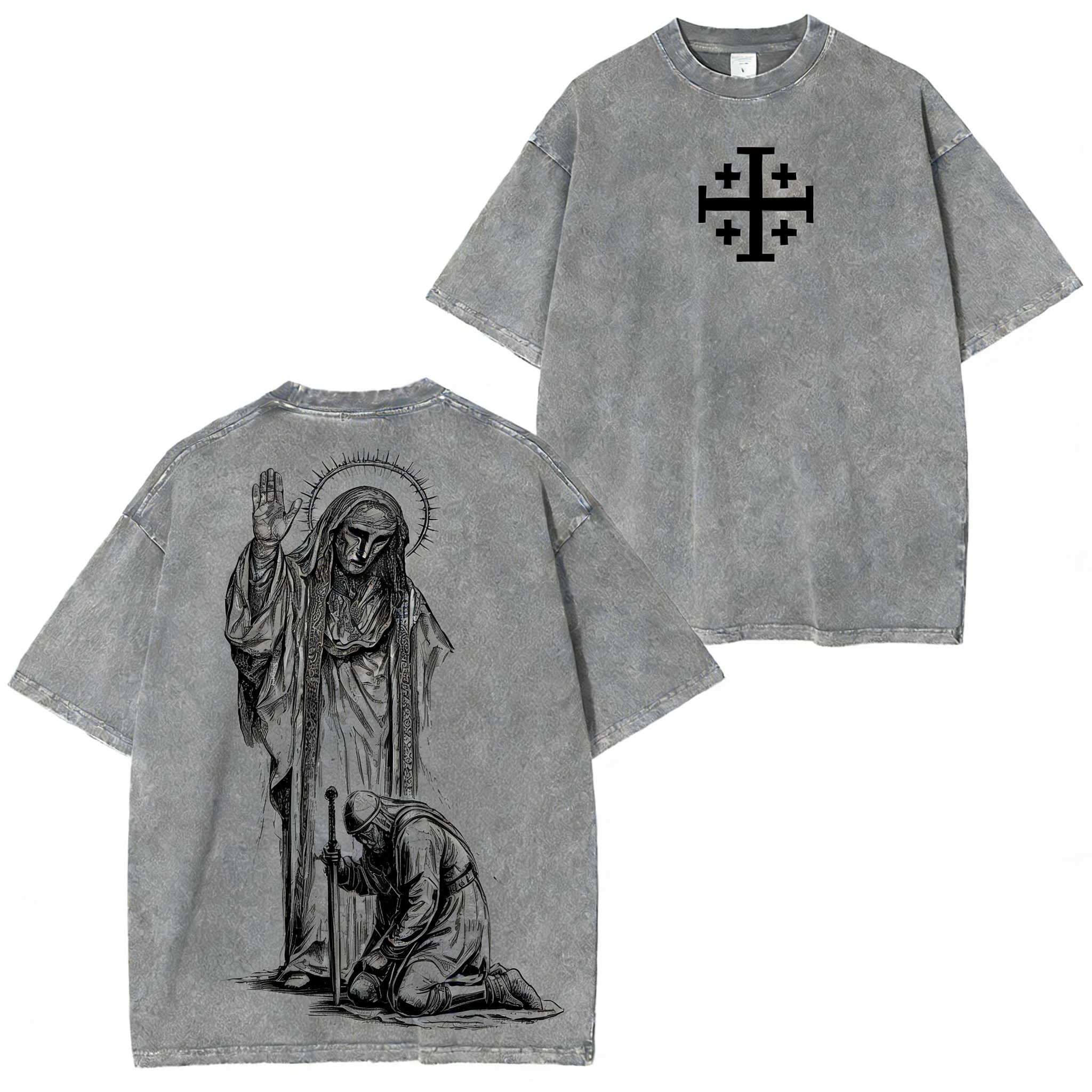 Baldwin IV Leper King  Washed T-shirt/Crewneck/Hoodie