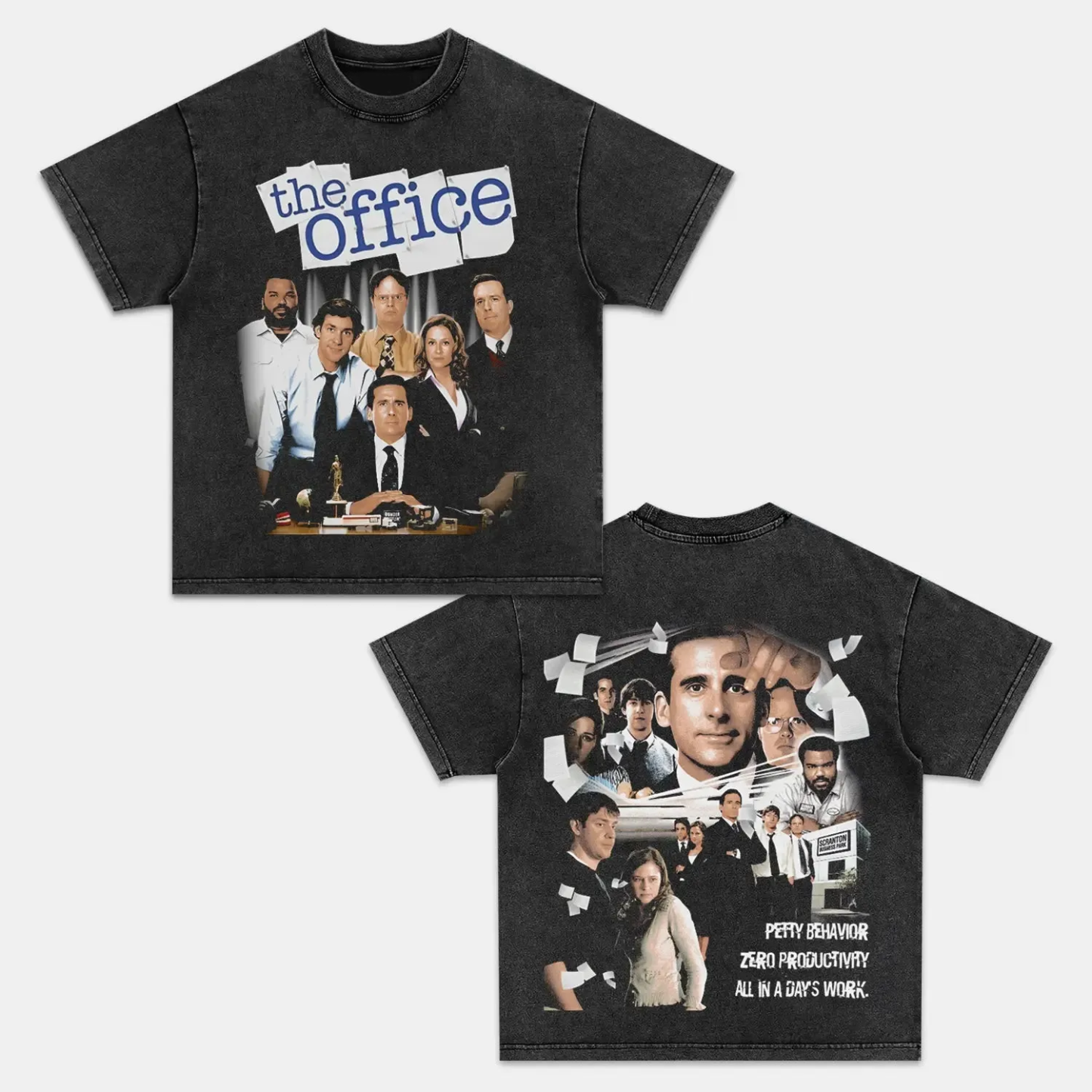 Unisex-Adult Ultra Cotton Washed T-Shirt Graphic THE OFFICE TEE