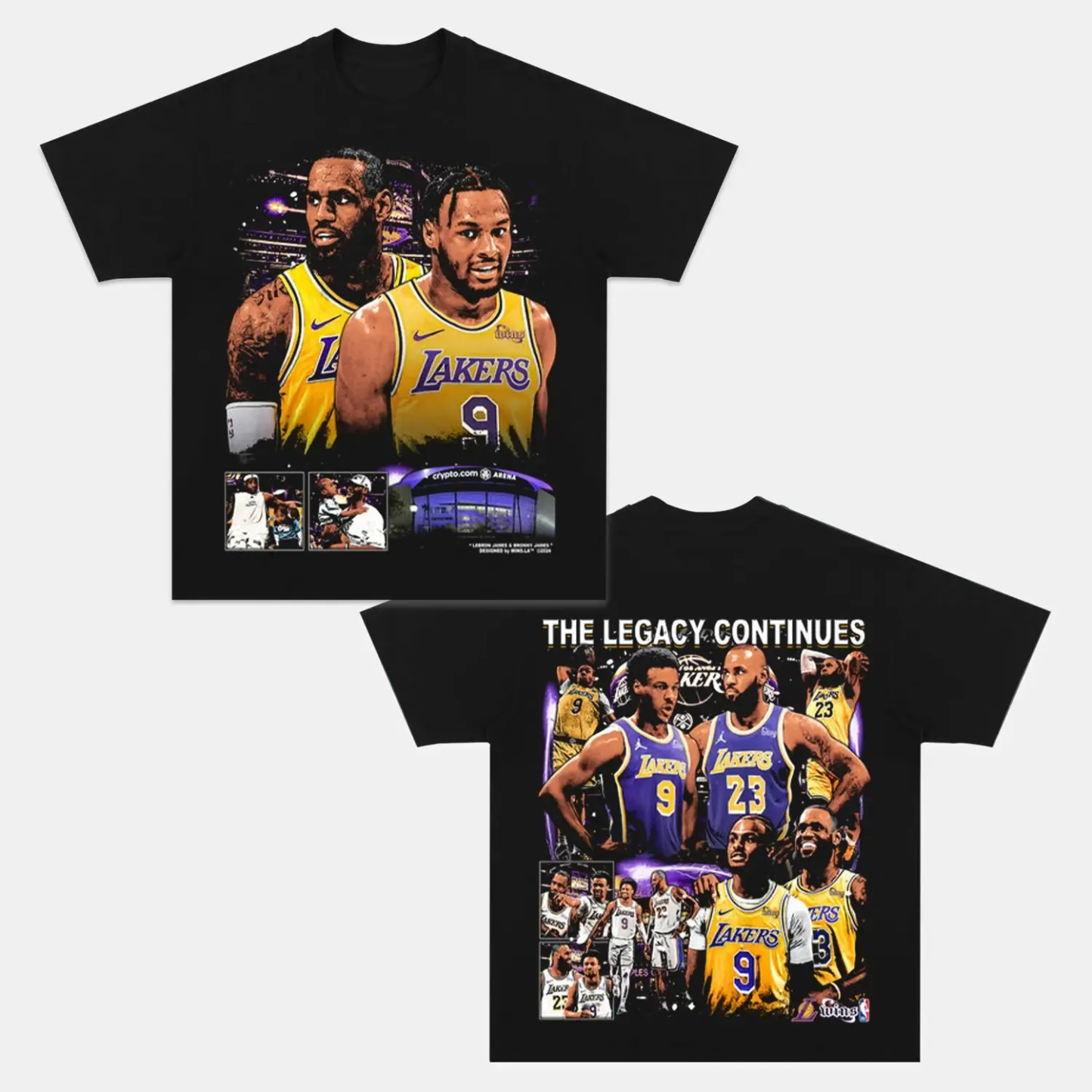 Unisex-Adult Ultra Cotton Washed T-Shirt Graphic THE LEGACY CONTINUES TEE