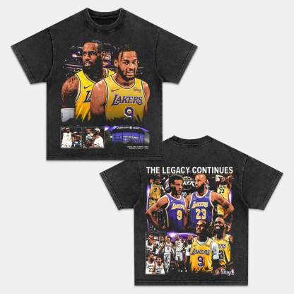 Unisex-Adult Ultra Cotton Washed T-Shirt Graphic  THE LEGACY CONTINUES TEE 
