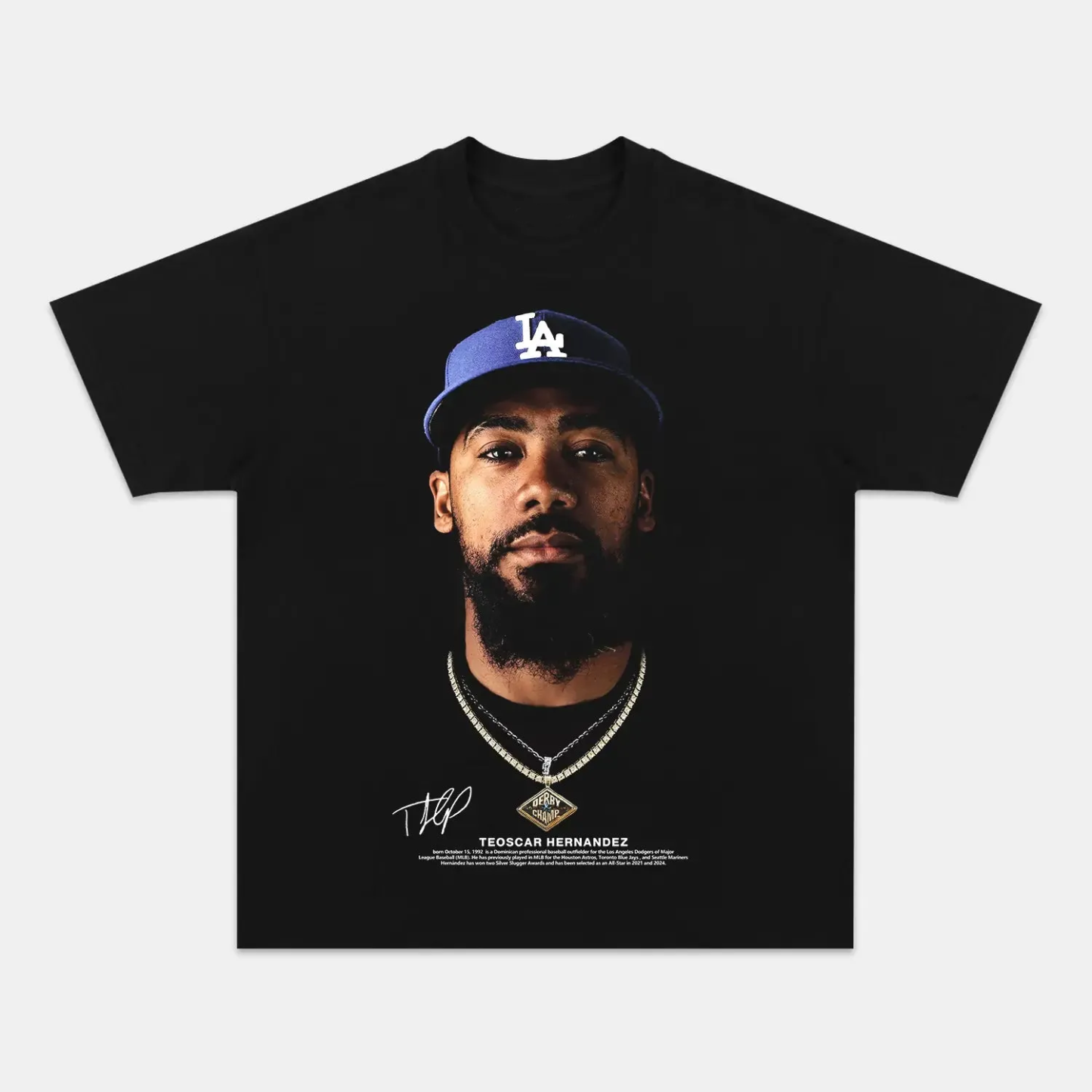 Unisex-Adult Ultra Cotton Washed T-Shirt Graphic TEOSCAR HERNANDEZ TEE