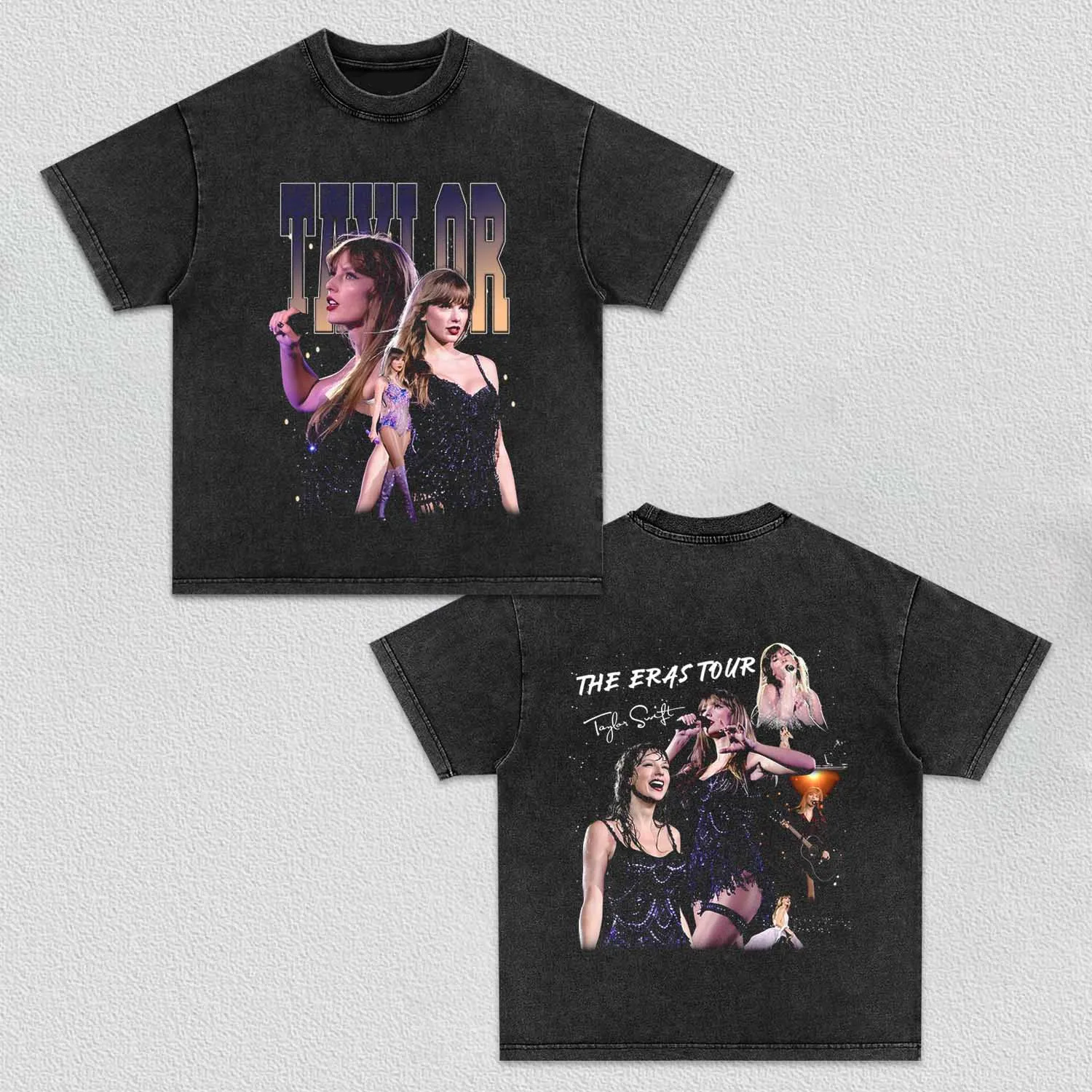 Unisex-Adult Ultra Cotton Washed T-Shirt Graphic TAYLOR SWIFT V2 TEE