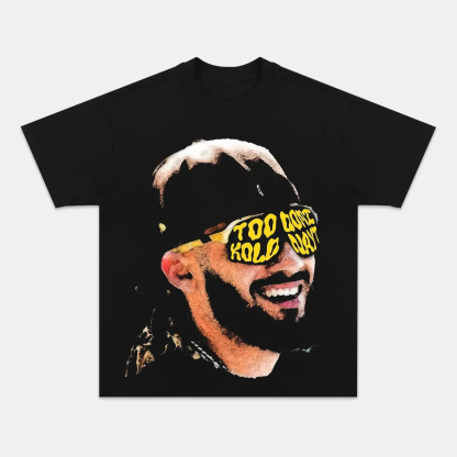 Unisex-Adult Ultra Cotton Washed T-Shirt Graphic  TATIS BIG FACE TEE 