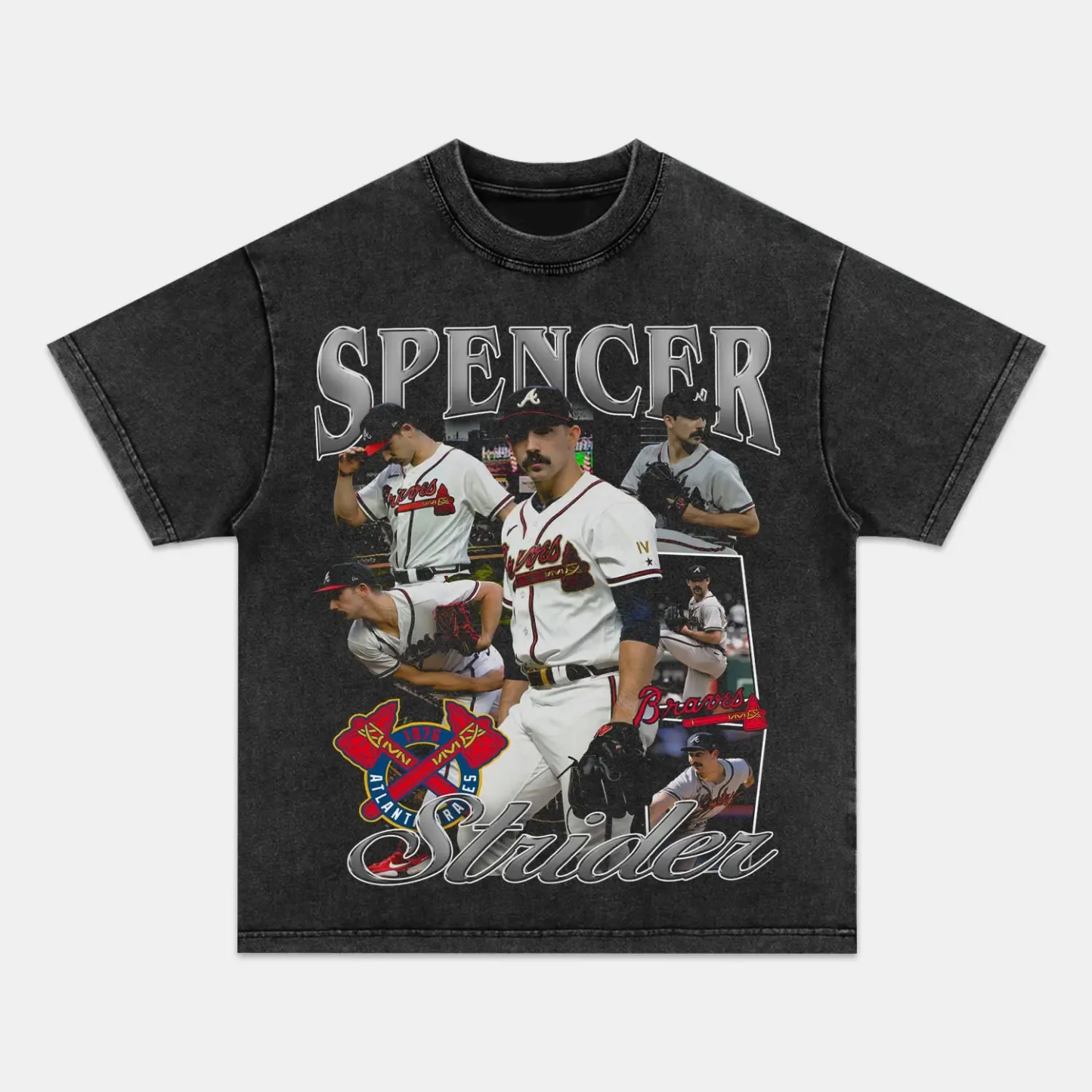 Unisex-Adult Ultra Cotton Washed T-Shirt Graphic SPENCER STRIDER TEE