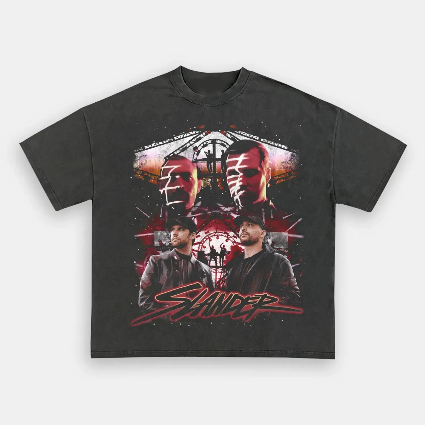 Unisex-Adult Ultra Cotton Washed T-Shirt Graphic SLANDER TEE