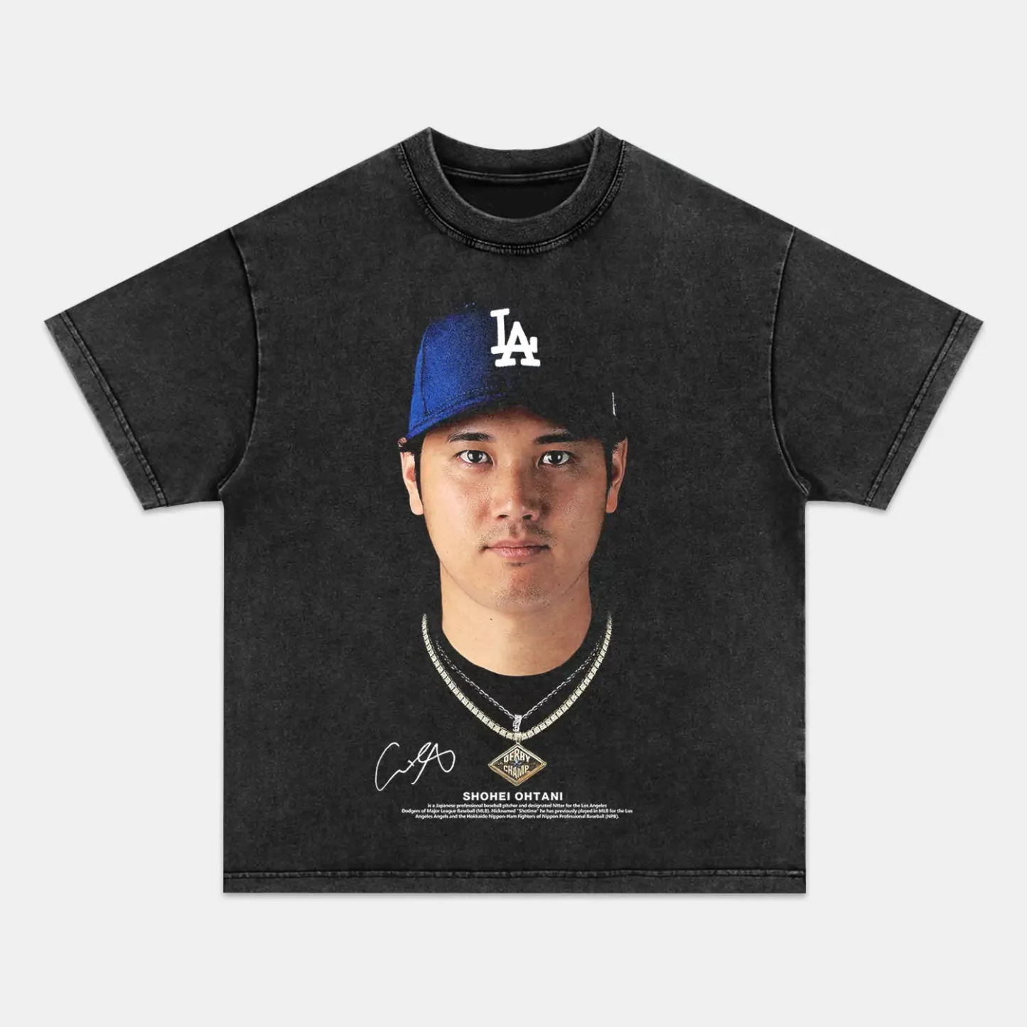 Unisex-Adult Ultra Cotton Washed T-Shirt Graphic SHOHEI OHTANI V2 TEE