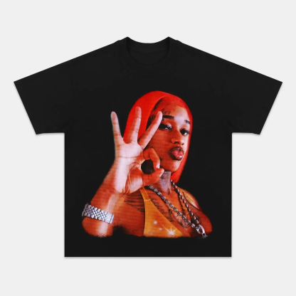 Unisex-Adult Ultra Cotton Washed T-Shirt Graphic  SEXY RED TEE 