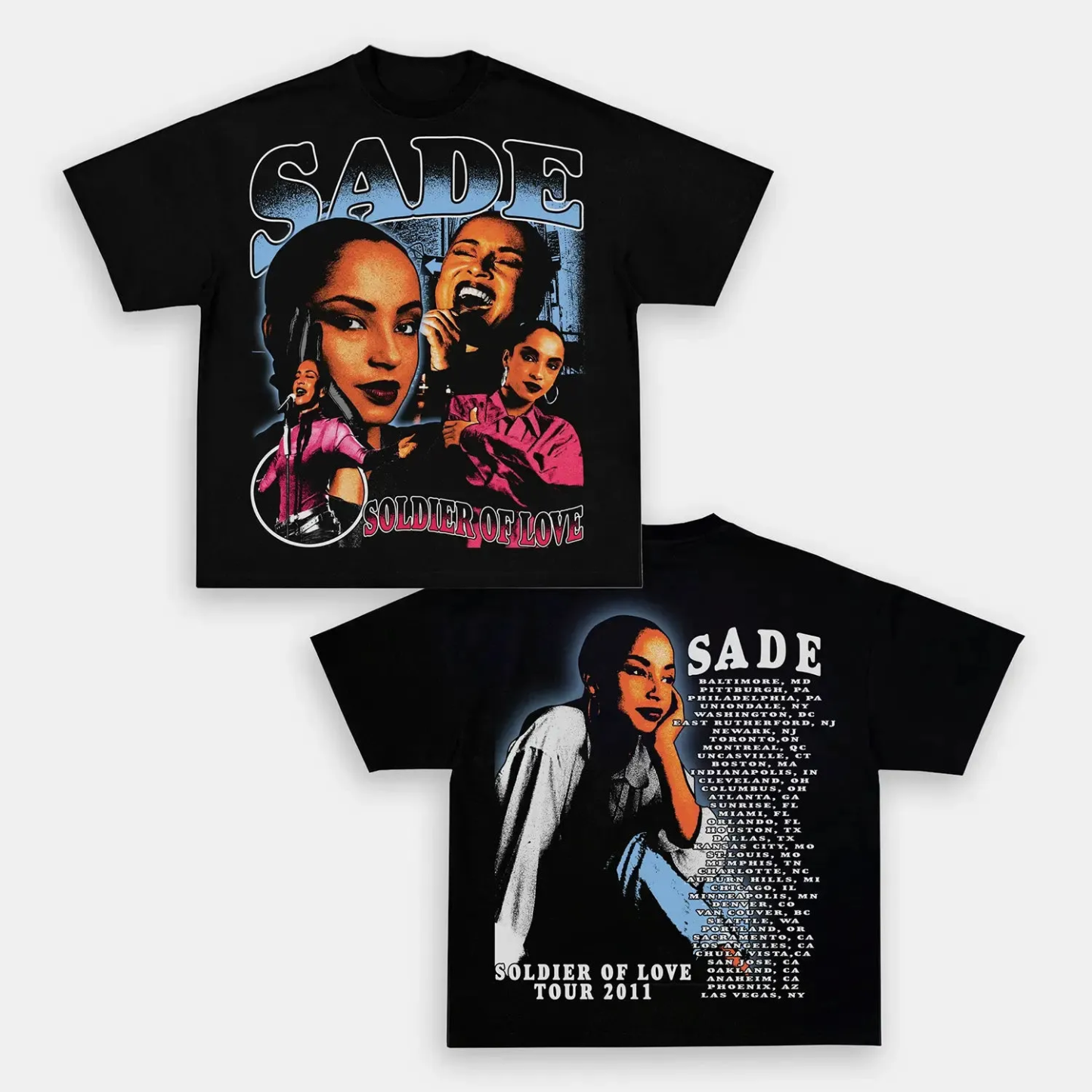 Unisex-Adult Ultra Cotton Washed T-Shirt Graphic  SADE TEE 