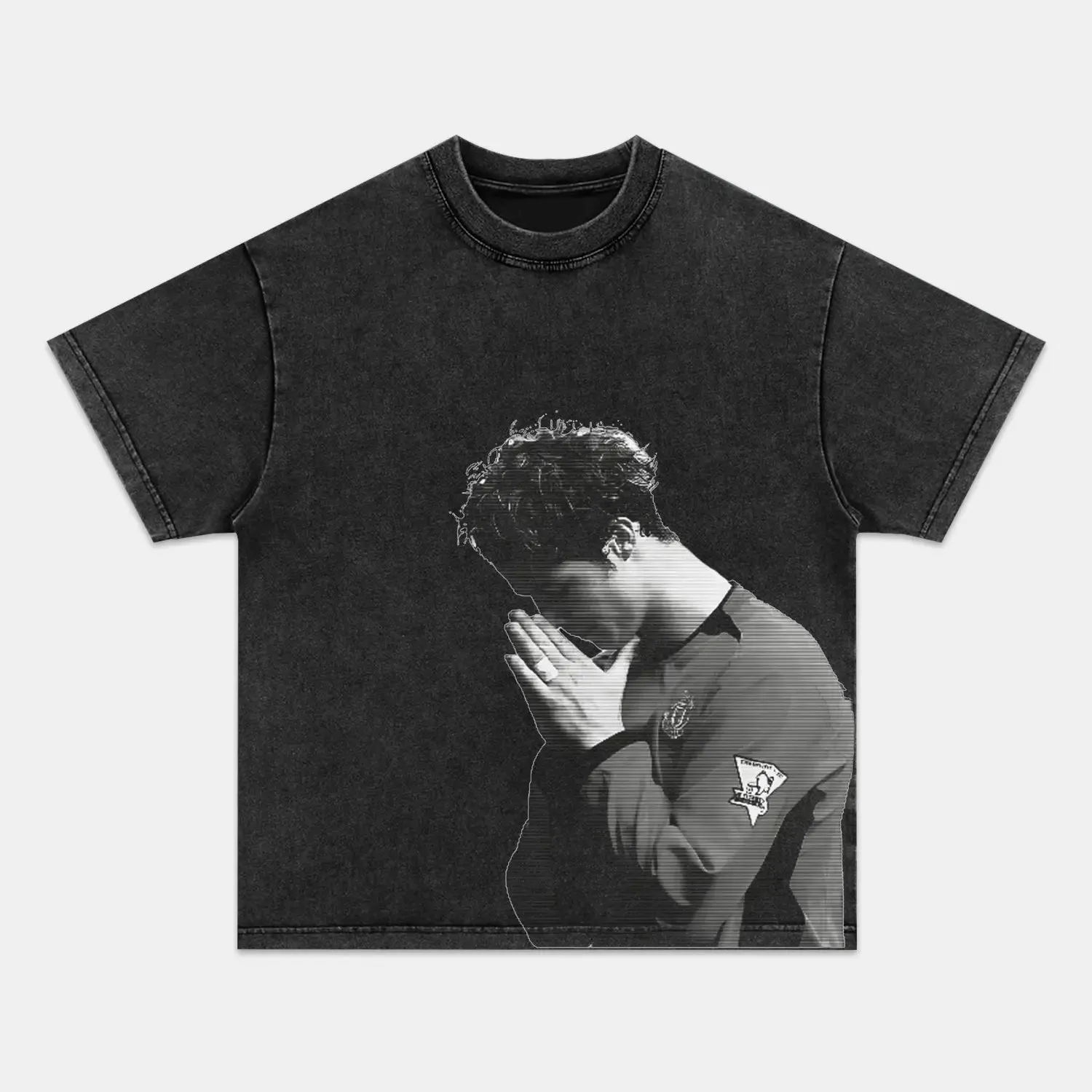 Unisex-Adult Ultra Cotton Washed T-Shirt Graphic RONALDO CALMA V3 TEE