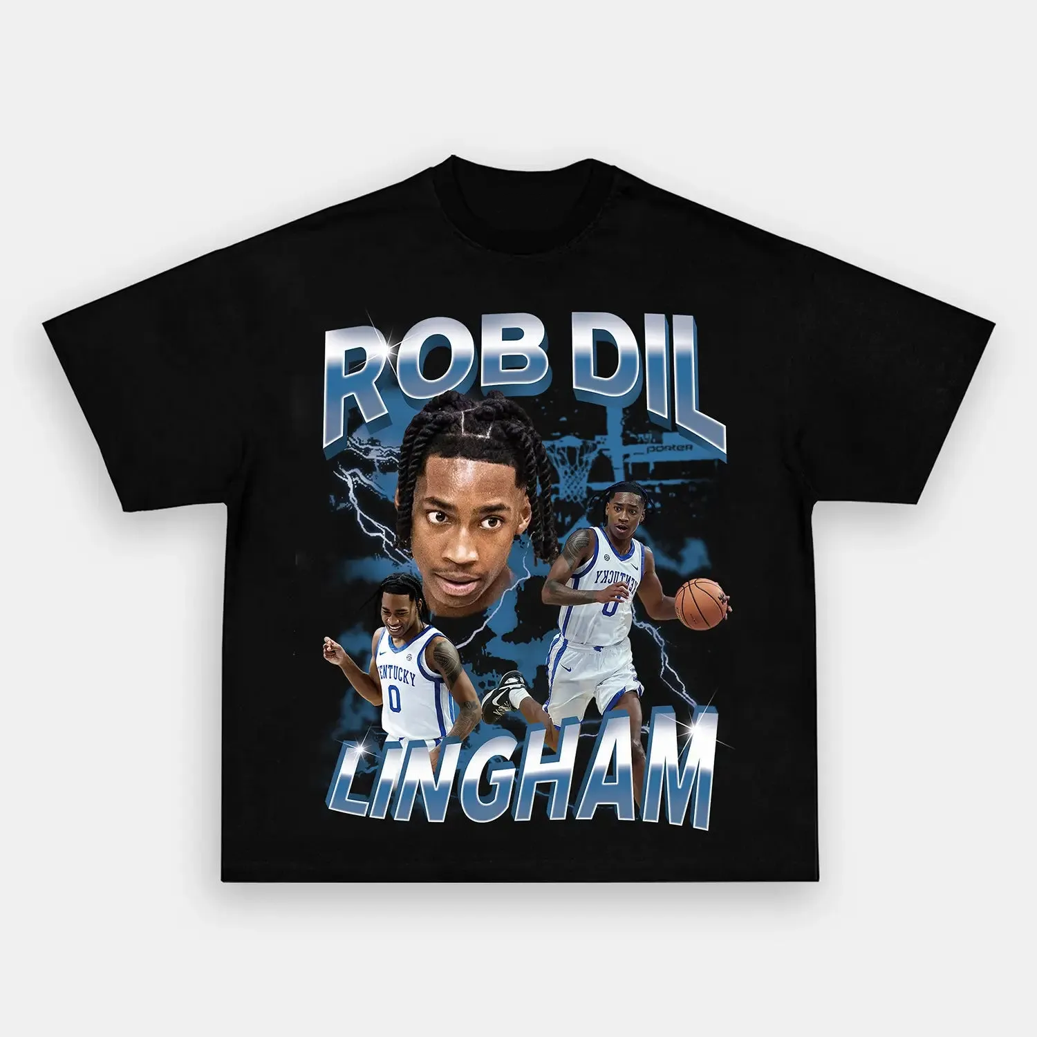 Unisex-Adult Ultra Cotton Washed T-Shirt Graphic  Rob Dillingham Tee 