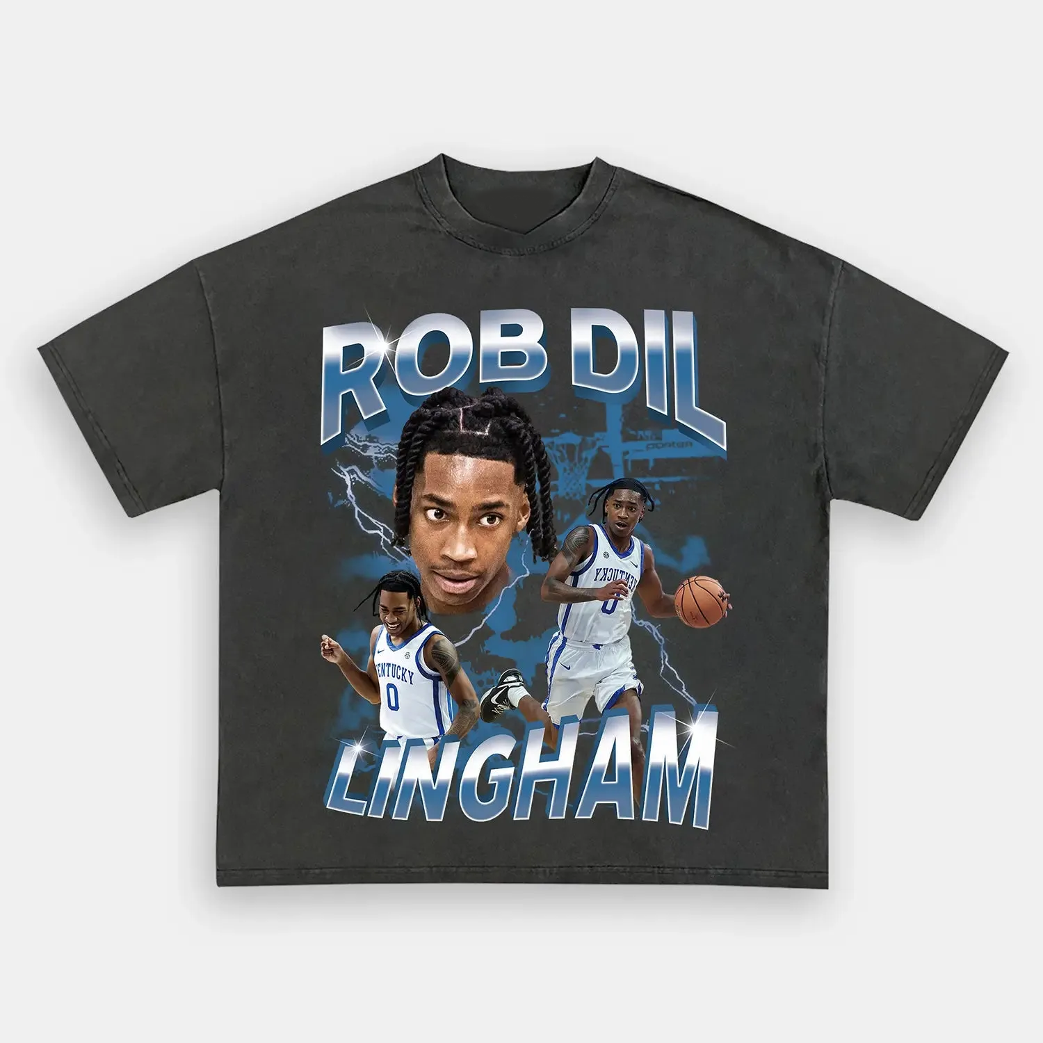 Unisex-Adult Ultra Cotton Washed T-Shirt Graphic Rob Dillingham Tee