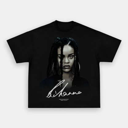 Unisex-Adult Ultra Cotton Washed T-Shirt Graphic  RIHANNA_TEE 