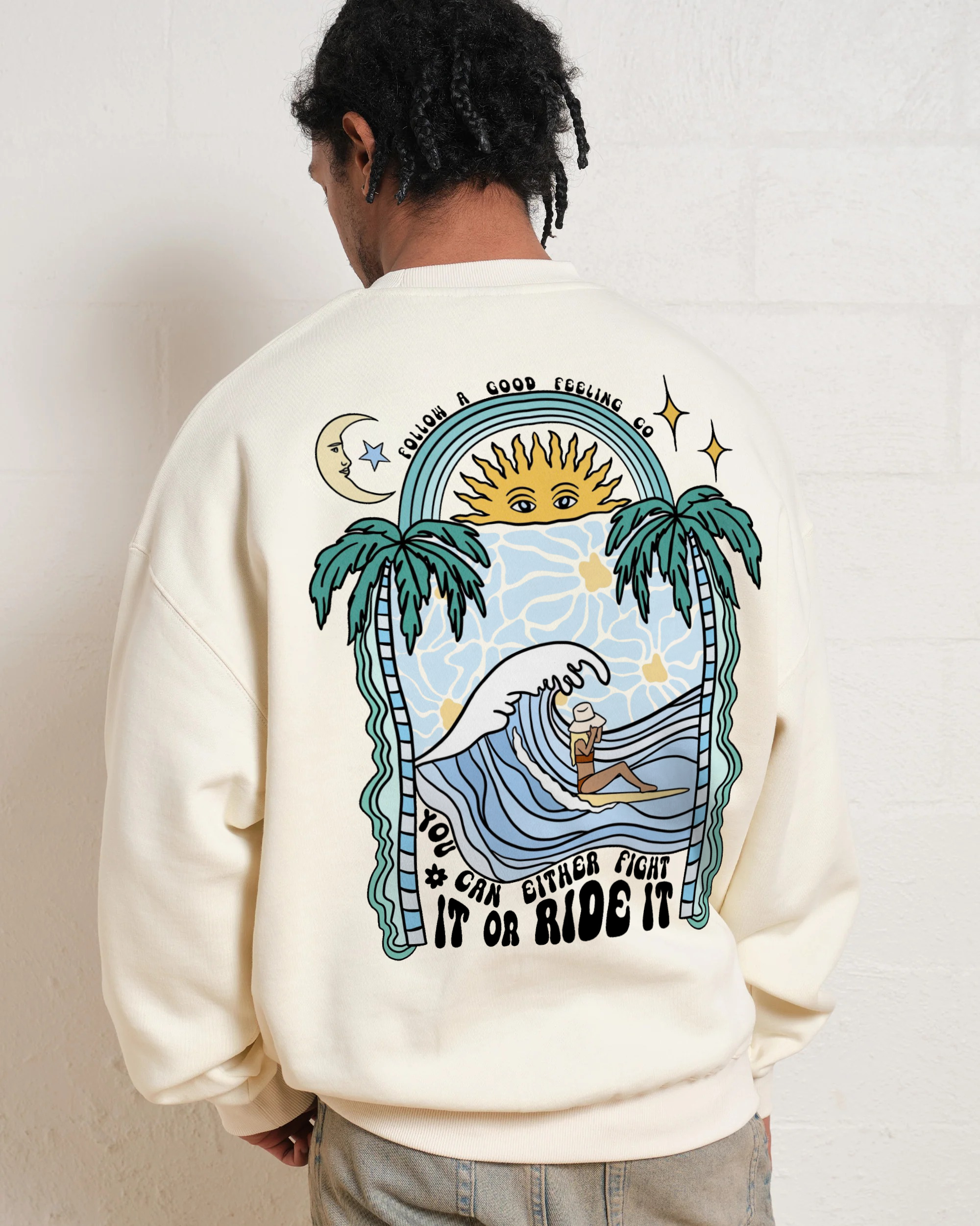Sweatshirt | Surf Casual Crew Neck | TIDESENCE